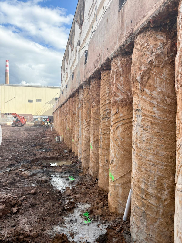 Juta pilotová stěna SO13